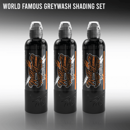 WORLD FAMOUS 3 BOTTLE GREY WASH SET