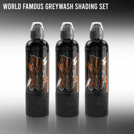 WORLD FAMOUS 3 BOTTLE GREY WASH SET