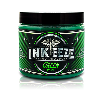 INK-EEZE GREEN VERT TATTOO OINTMENT – 16OZ.