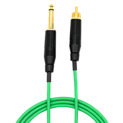 USA STRIKE RCA POWER CORDS - LIME GREEN