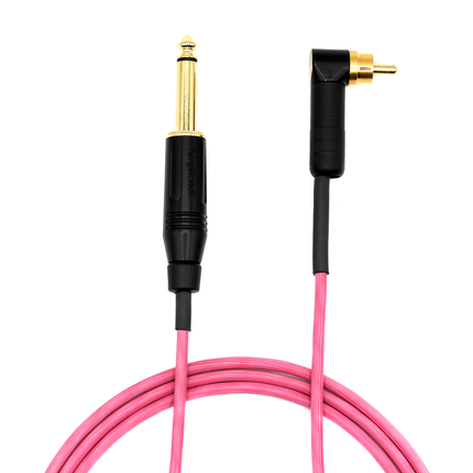 USA STRIKE RIGHT ANGLE RCA POWER CORD - PINK