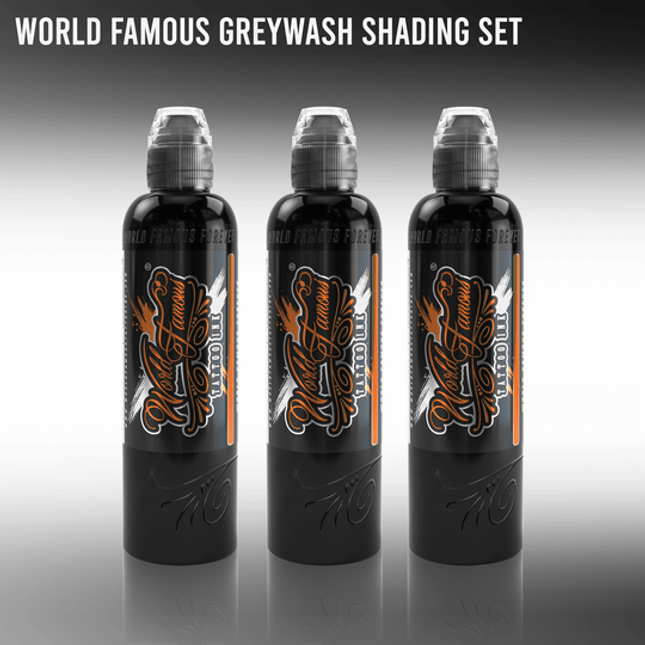 WORLD FAMOUS 3 BOTTLE GREY WASH SET