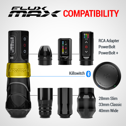 Flux Max Stealth + 2 PowerBolts II