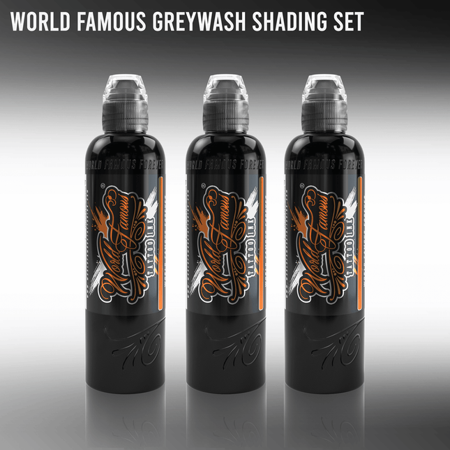 WORLD FAMOUS 3 BOTTLE GREY WASH SET