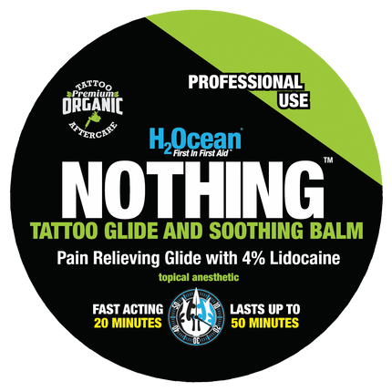 NOTHING Pain-Relieving Tattoo Glide and Soothing Balm 7oz